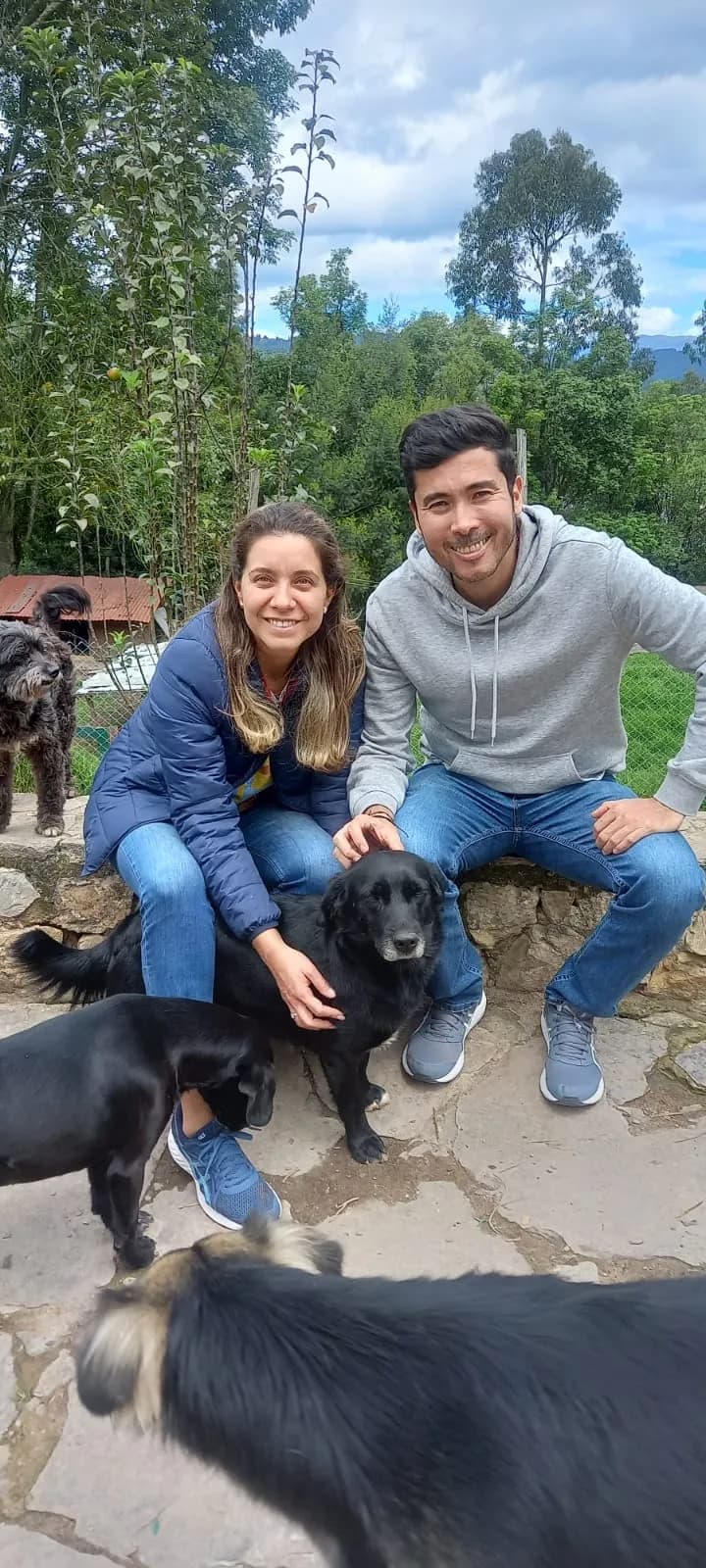 Perrito rescatado en la Fundación Protegiendo Huellas